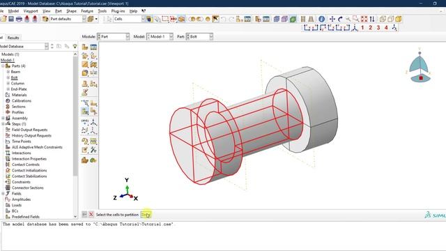#07 ABAQUS Tutorial Partitioning parts смотреть онлайн