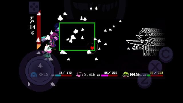 битва с рокочущим рыцарем дельтарун глава 3