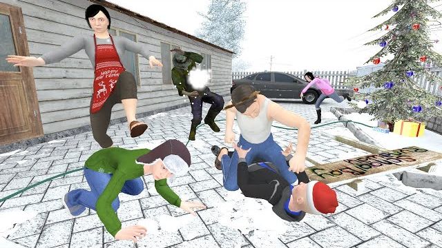 😱 ГЕНА И ЕГО СНЕЖНАЯ БИТВА В SCHOOLBOY RUNAWAY