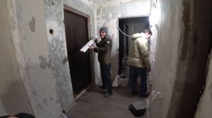 Ванная туалет и коридор  под новый год