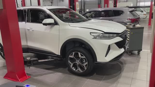 HAVAL F7x  установка автономного подогревателя