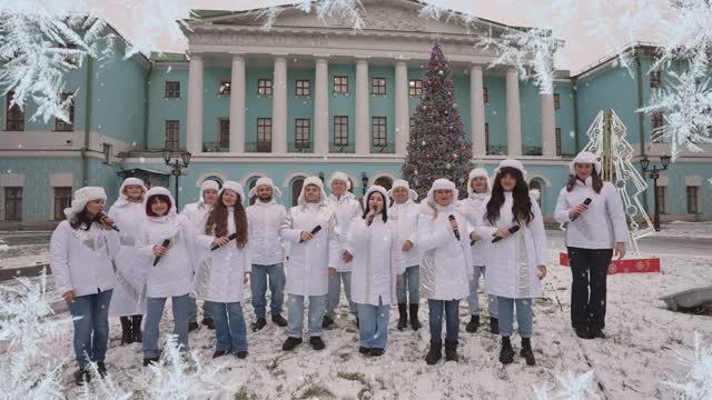 Новогоднее поздравление от артистов ЦДРА смотреть онлайн