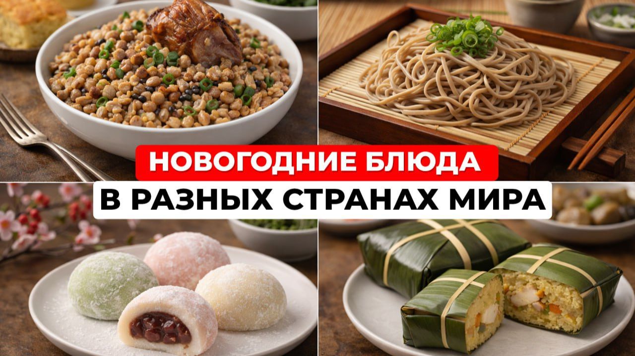 Что едят на Новый год в разных странах? Рецепты необычных блюда мира смотреть онлайн