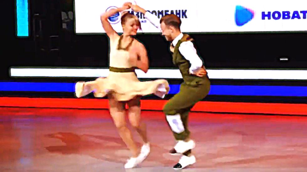 Сондре и Таня - 1-е место на Чемпионате мира по буги-вуги в Москве 2018. #Танцы смотреть онлайн