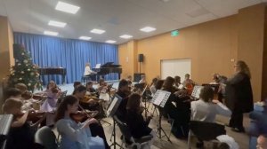 Ф.Грубер. Тихая ночь. Исп.Детский струнный оркестр, руководитель и дирижёр Мария Прокопьева.