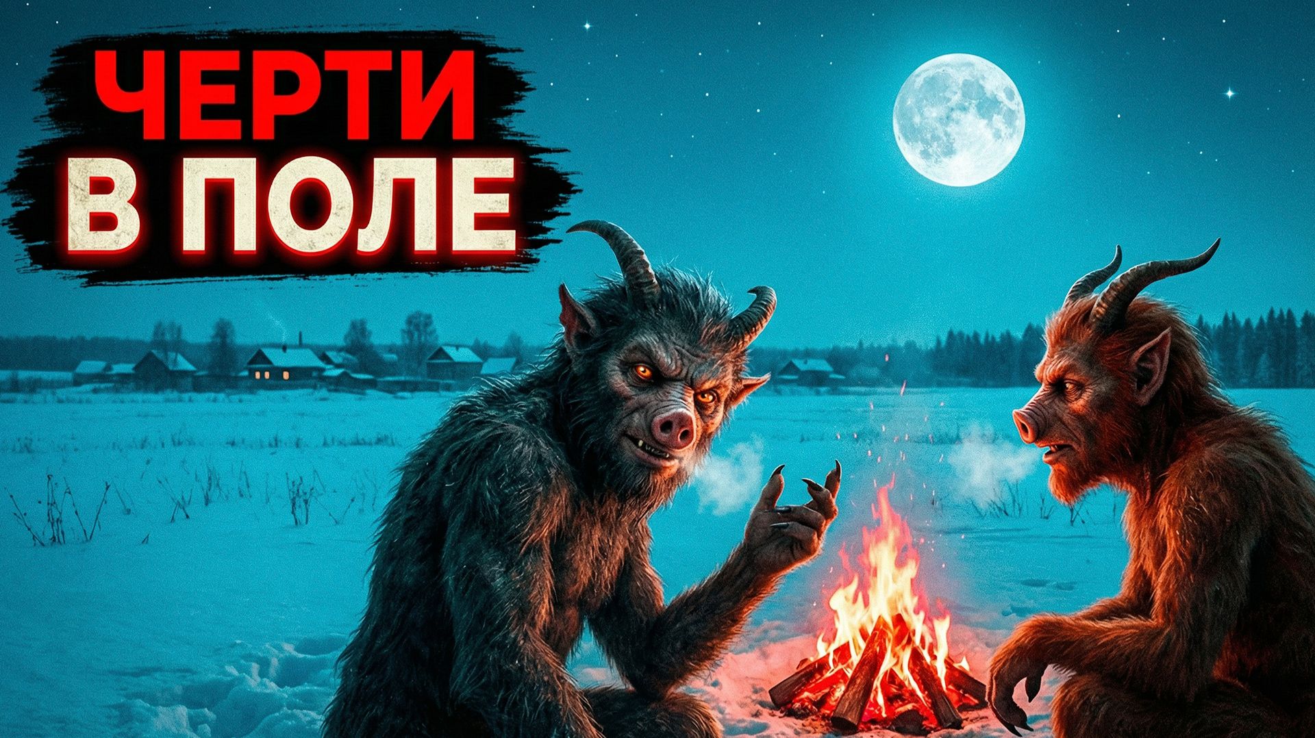 ЧЕРТИ В ПОЛЕ! Страшные истории на ночь смотреть онлайн