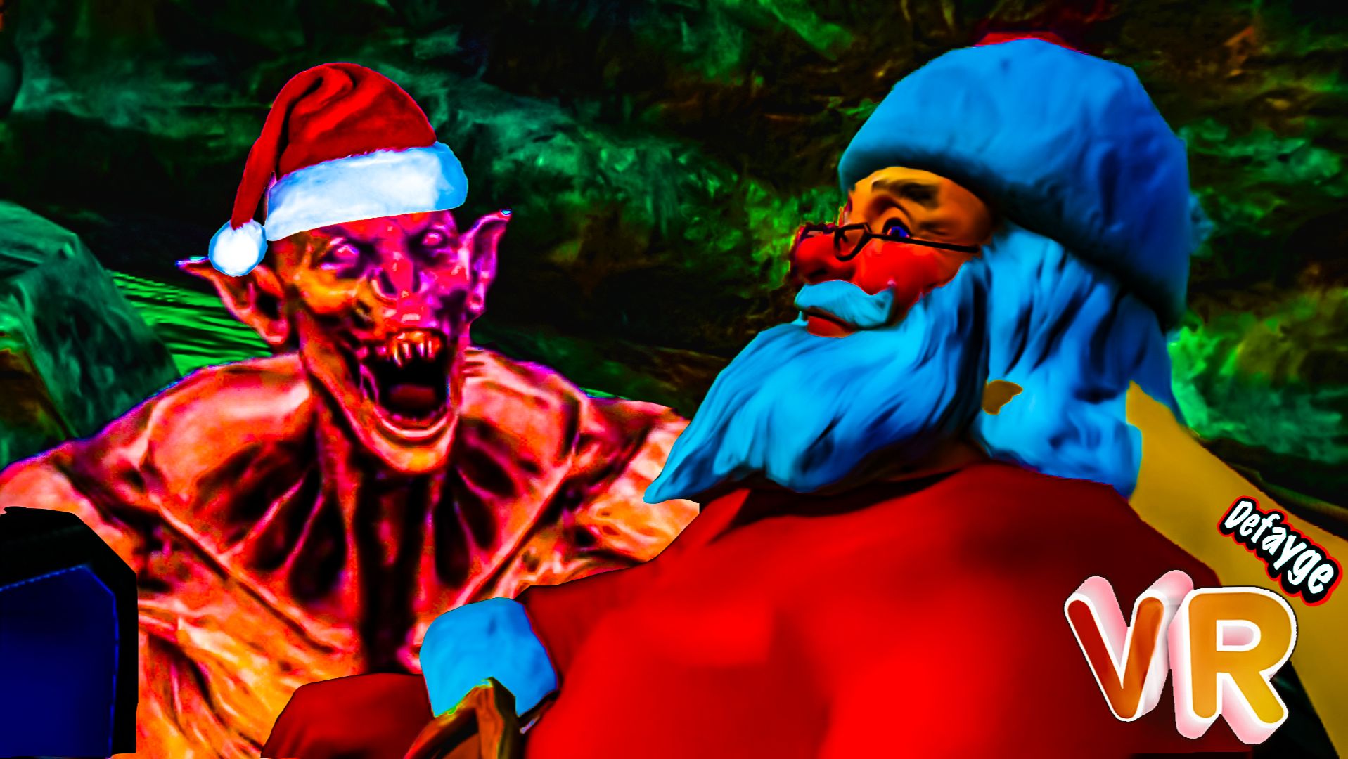 САНТА КЛАУС И ГРАФ ДРАКУЛА НА АМЕРИКАНСКИХ ГОРКАХ VR -Epic Roller Coasters (угар, приколы, фейлы)