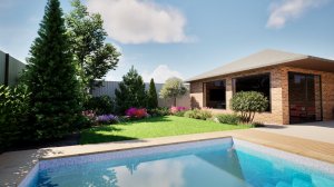 Ландшафтный проект частного дома