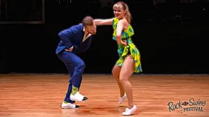 Фестиваль Rock That Swing 2020 — выступление Сондре и Тани. #Танцы