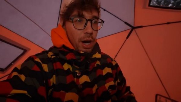 24 Часа в ПАЛАТКЕ на ЛЬДУ Челлендж_!