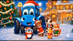 Сборник песен про синий трактор! Обучающие песни!