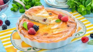 Запеканка из рикотты в духовке