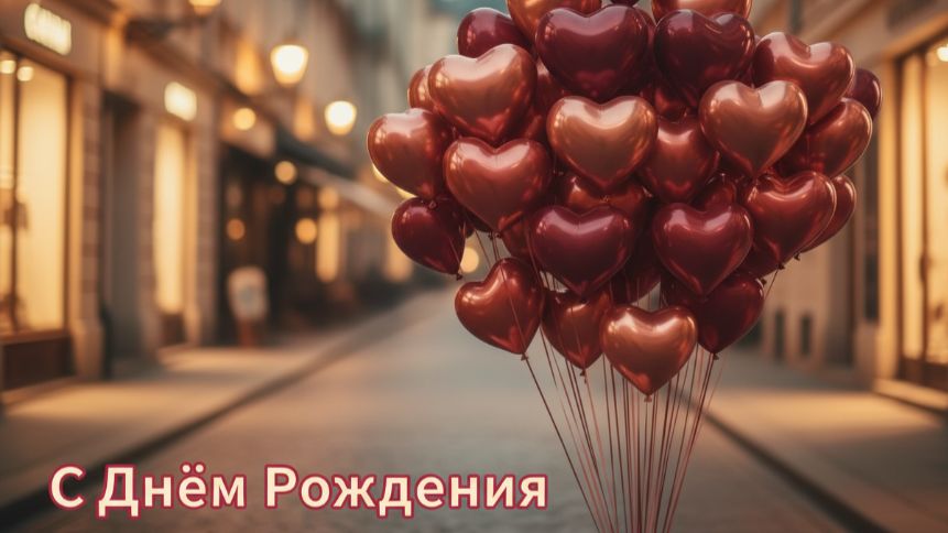 Букет добрых слов на День рождения для неё 🌸 смотреть онлайн