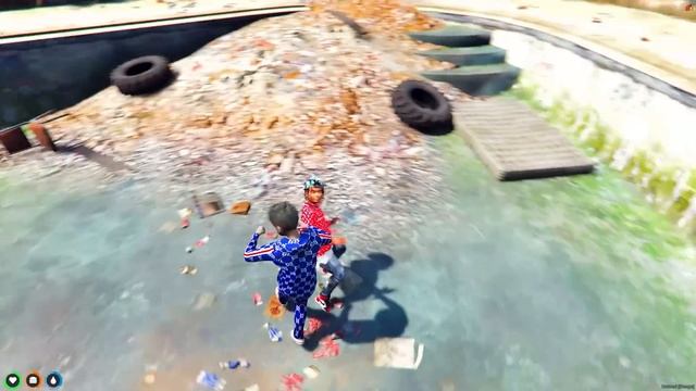 ОТЕЦ И СЫН В GTA 5 - СТРЕЛА СО ШКОЛЬНИКОМ ! ДРАКА ШКОЛЬНИКОВ ! ⚡ГАРВИН