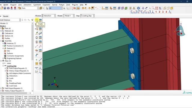 #13 ABAQUS Tutorial Defining contact interactions and tie constraints смотреть онлайн