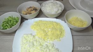 Салат - торт, который  всегда получается вкусным!