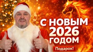 Подарок + Поздравление с Новым Годом 2026. Супер медитация на Увеличение Дохода - забирай!