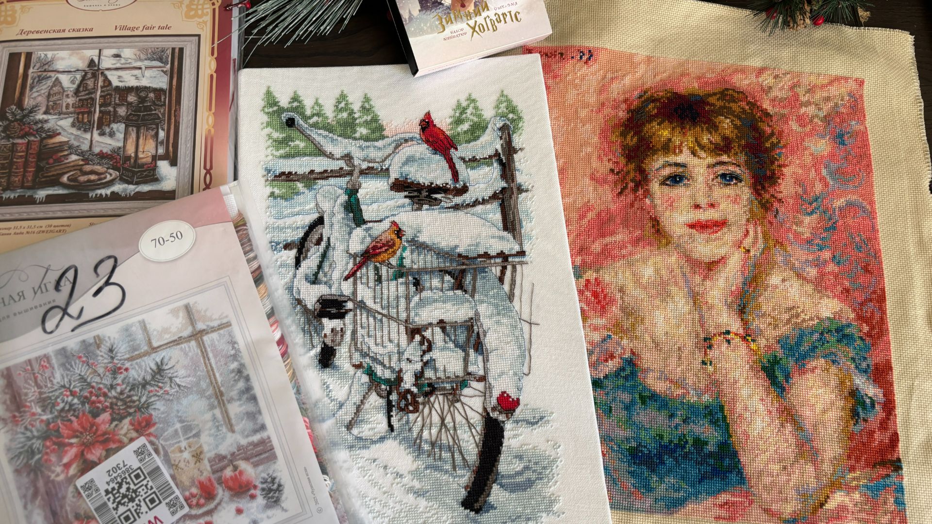 Вышивальный декабрь: финиши, старты, покупки. Риолис, Dimensions, Андриана смотреть онлайн