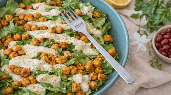 Веганский салат Цезарь | Vegan Caesar Salad | Veganer Caesar-Salat