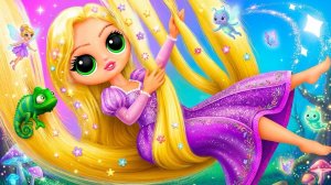 Рапунцель! Поделки для кукол ЛОЛ ОМГ!