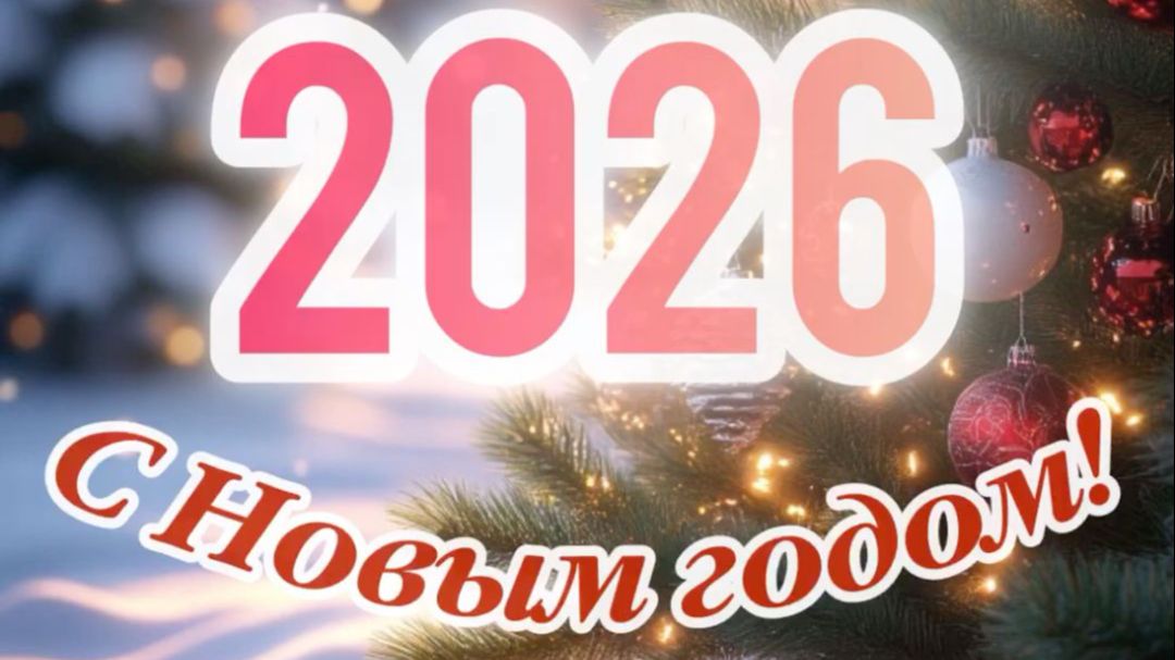 Прикольное поздравление с Новым Годом.