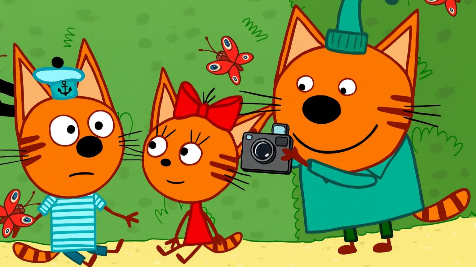 Три Кота — Мультфильм для Детей | Три Кота Раскраски | Три Кота Мультик Смотреть | Развивающая Игра смотреть онлайн