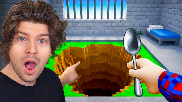 😱СБЕЖАЛ ИЗ ТЮРЬМЫ ИСПОЛЬЗУЯ ЛОЖКУ в Роблокс!