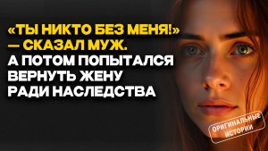 Истории из жизни |  «Ты НИКТО без меня!» — сказал МУЖ… но все вернулось бумерангом. Аудио рассказы