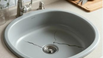 Замена треснувшей керамической мойки. смотреть онлайн