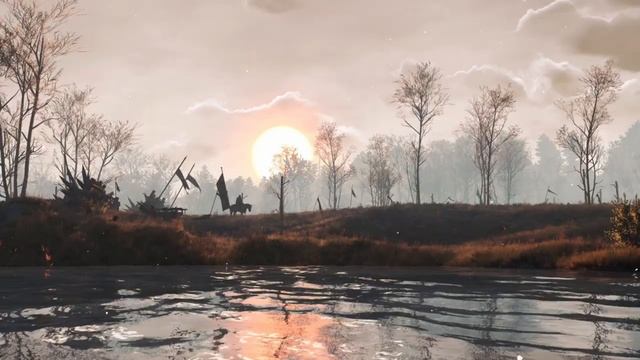 Закат в Велене - Атмосфера и расслабляющая музыка из игры Ведьмак 3, фоновая музыка