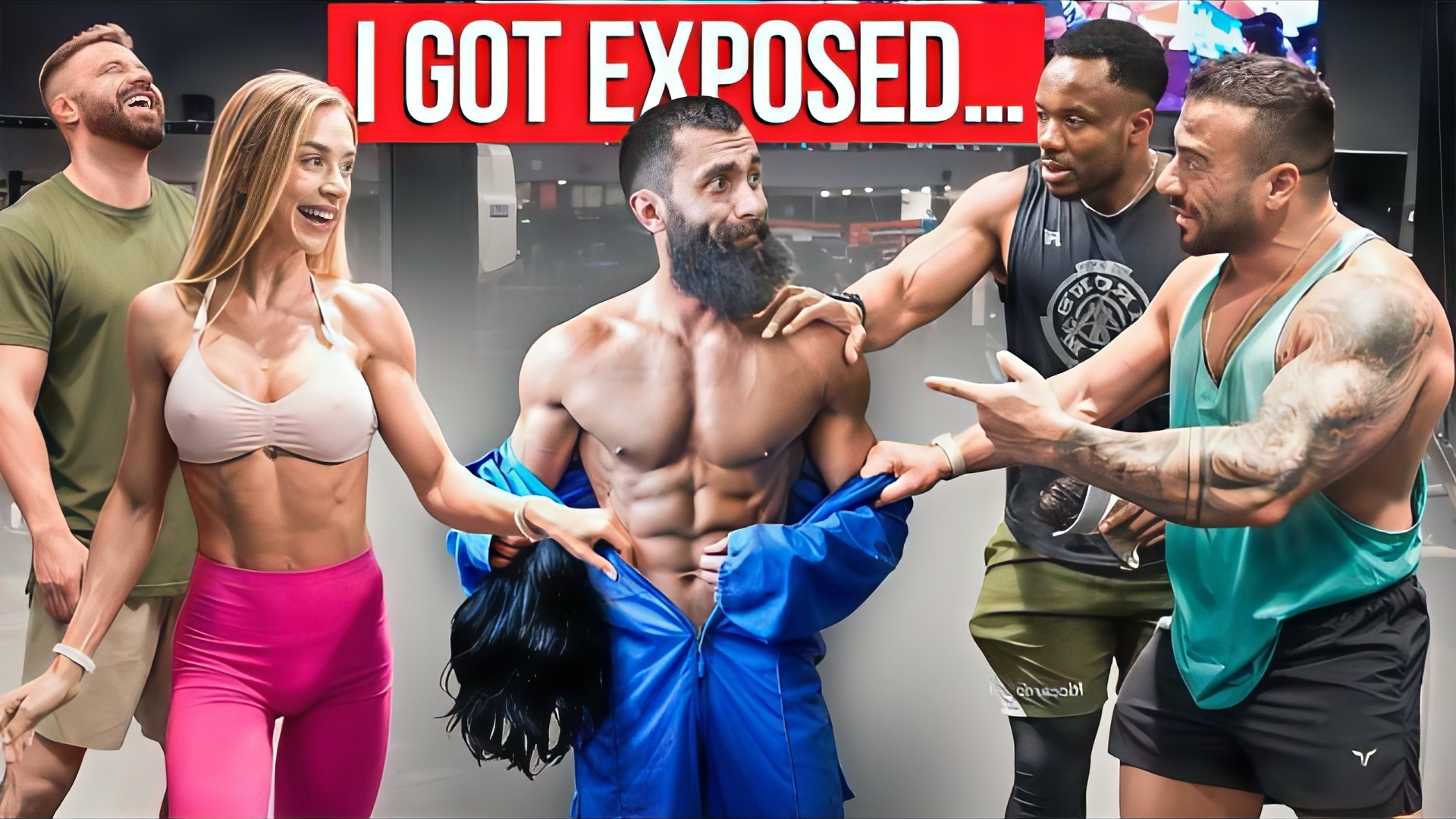 Розыгрыш Анатолия в спортзале не удался. Меня разоблачили. Притворился уборщиком в спортзале