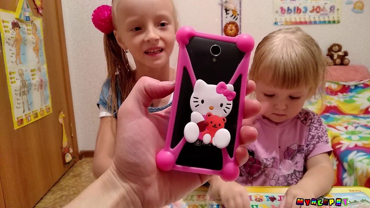 ДЕТСКИЙ чехол для телефона и часы с Китая/распаковка и обзор/видео для детей от Мунсерят