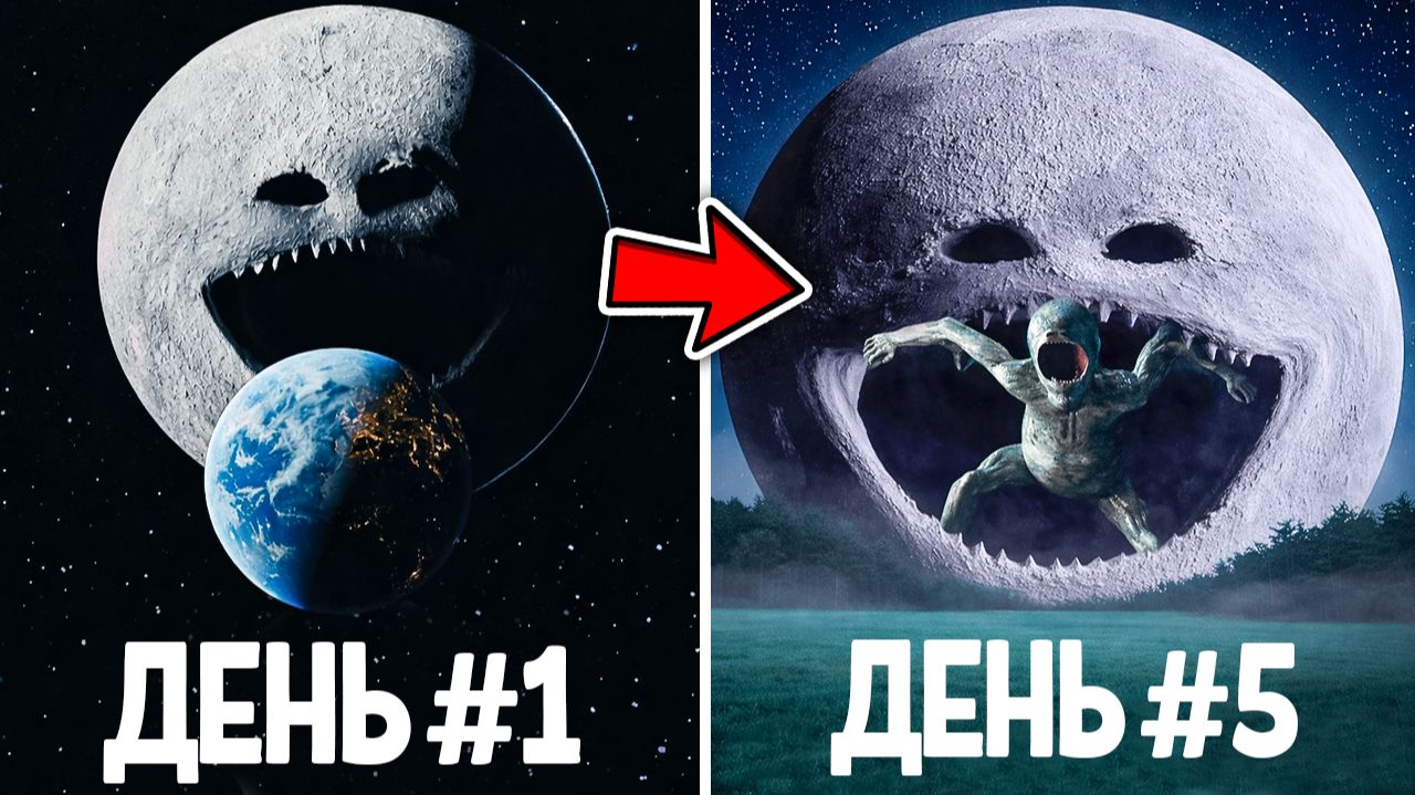 ЛУНА СТАЛА МОНСТРОМ И СЪЕЛА ЗЕМЛЮ 🌚🔪 УЖАСЫ КОСМОСА/СТРАШНАЯ АНИМАЦИЯ смотреть онлайн
