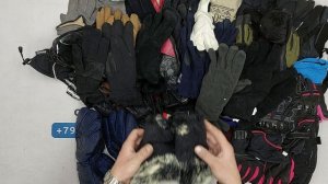 41007 Перчатки, 5пак, 90762 1/3, секонд (cream) оптом