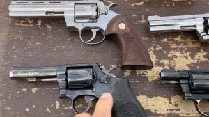 Новые Кольт Питон и Королевская Кобра замер скорости и сравнение кучности