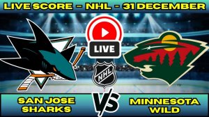 Сан-Хосе — Миннесота NHL 01.01.2026 Прямая трансляция