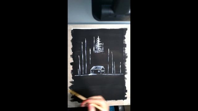 Мастер-класс по рисованию «Домик в лесу» 6+ смотреть онлайн