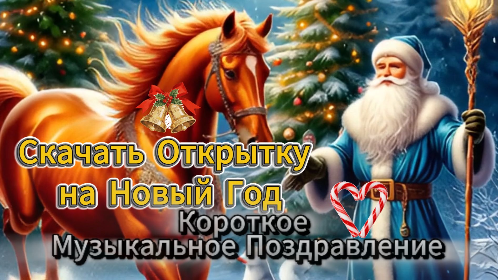 Скачать Открытку на Новый 2026 Год: Короткое Музыкальное Поздравление смотреть онлайн