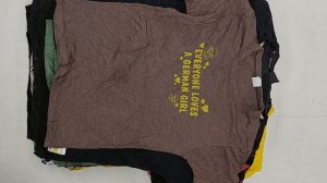 41050 Футболки микс м/ж, 3пак, 90252, секонд (extra) оптом