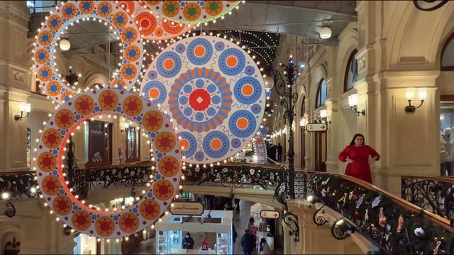 Москва в рождественском сиянии 2026 огни ёлки и праздничные витрины 🎄✨ смотреть онлайн