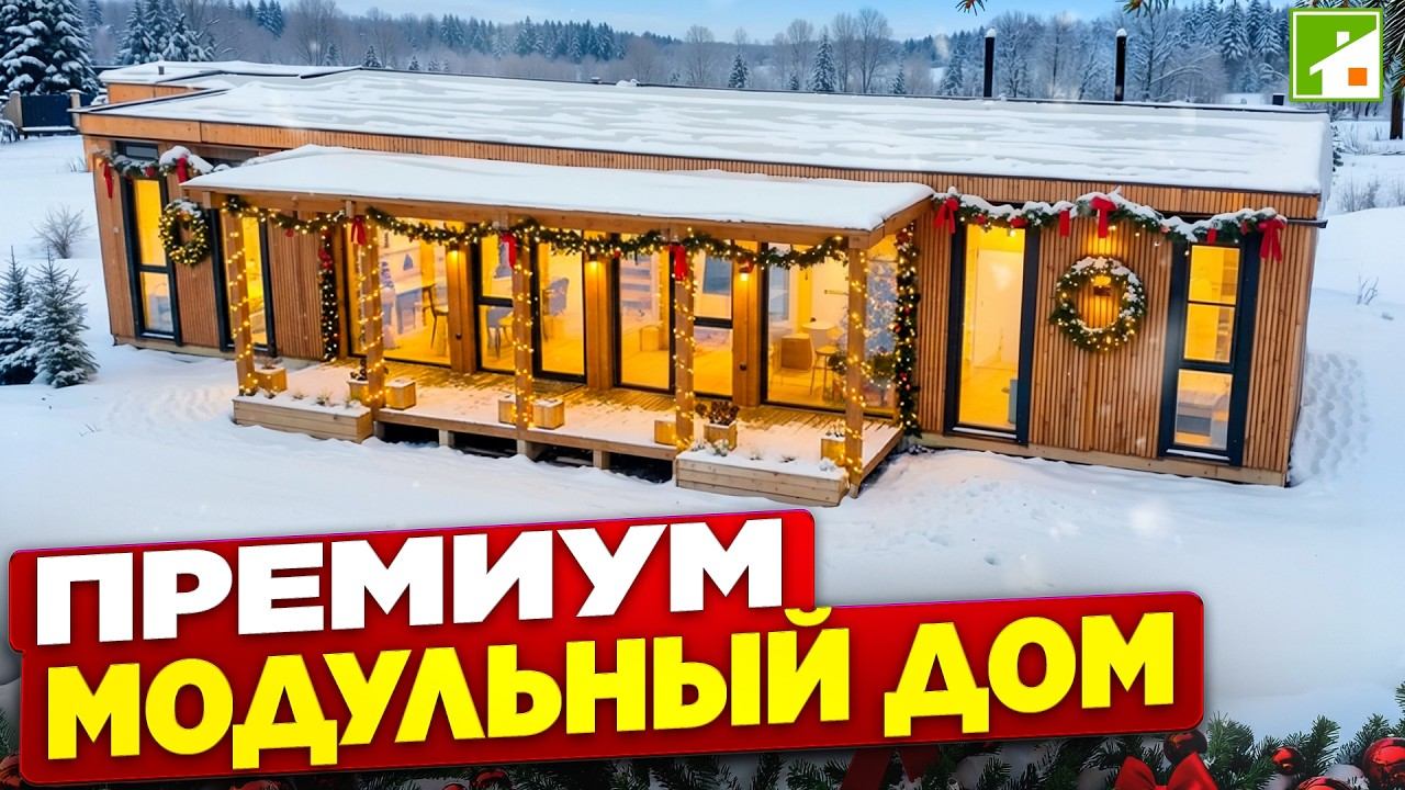 Модульный дом из CLT - стиль и качество в широкой кастомизации под будущего хозяина. смотреть онлайн