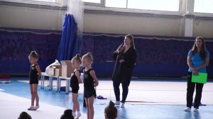 Показательные выступления после сборов по художественной гимнастике