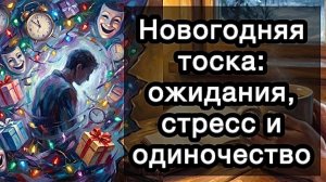 Новогодняя тоска: завышенные ожидания, финансовый стресс и одиночество на праздниках