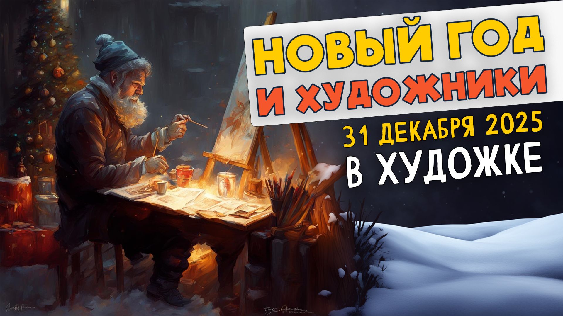 НОВЫЙ ГОД И ХУДОЖНИКИ! (Архивный выпуск) смотреть онлайн