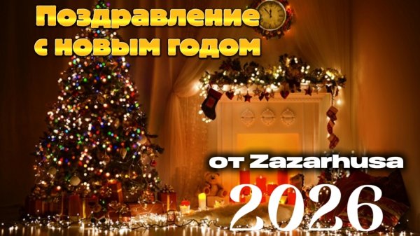 ПОЗДРАВЛЕНИЕ С НОВЫМ ГОДОМ Отл Zazarhus'a