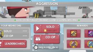 Прохожу челлендж Aggression в Clone Armies.