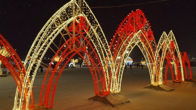 Новогодний залив Чебоксары.mp4 смотреть онлайн