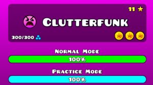 Clutterfunk с тремя монетами