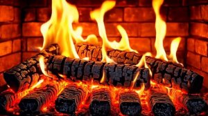 КАМИН 4K UHD 4 часа 🔥 Лучший фон для Нового Года 2026 | Долгое горение + Треск дров