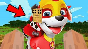 МАРШАЛ МЕГАЩЕНОК ПРЕВРАТИЛСЯ В БАЗУ В МАЙНКРАФТЕ - ЩЕНЯЧИЙ ПАТРУЛЬ